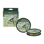 Specialist 33200040 Carp 300 m Монофиламент Зеленый Brown / Green 0.400 mm