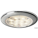 Накладной LED светильник Procion 12/24В 2.4Вт 215/160Лм накладка из никеля без выключателя, Osculati 13.442.13