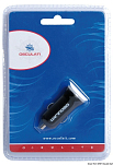 Двойная розетка USB для зарядки от прикуривателя 2.5А 12-24В, Osculati 14.517.09