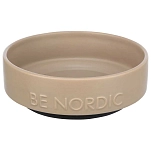 Trixie 24527 миска Be Nordic 1.2L  Taupe
