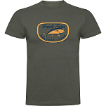 Kruskis CA65500338C074 Футболка с коротким рукавом Fresh Tuna Зеленый Dark Army Green L
