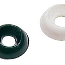 Nylon under-screw washer black 4 mm, 37.322.04NE
