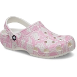 Crocs 210003-6wy-m5/w7 Деревянные башмаки Classic Duke Print Pink Tweed 35x25x15 EU 37