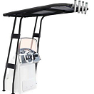 Professional T-Top 2000x1600 black / black fabric, Osculati 48.195.55