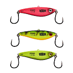 Madcat 1604077 Vibratix Безгубые воблеры 100 mm 90g Желтый Firetiger UV