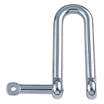 Euromarine MDLO104 A4 Длинная прямая дужка Серебристый Grey 10 mm