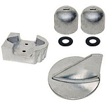 Martyr anodes CMALPHAGEN1KITM Kit Magnesio CMALPHAGEN1KITM Анод Серебристый