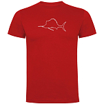 Kruskis CA65500360K032 Футболка с коротким рукавом Sailfish Красный Red L