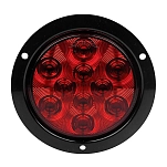 Fultyme rv 590-1151 Круглый светодиодный светильник с монтажным фланцем Красный Red / Black 101.6 mm