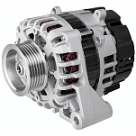 Sierra 186847 Генератор мотоцикла Volvo Penta 75A 12V Black / Grey 26x23x21