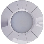 Lumitec 451-101605 Aurora Flush Белый/синий диммируемый светодиодный светильник Серебристый White 290 mAh 12V