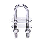 Обушок U-образный Wichard 6524 8x100мм 2400-4800кг нержавеющая сталь 316L для любого вида крепления