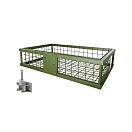 Купить Eurohunt A-102930 Задний багажник с вилочным соединением Green 89x58.5x20 cm Hunt 7ft.ru в интернет магазине Семь Футов