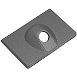 Martyr anodes CM42121 Yamaha 6-9.9HP Анод Серебристый