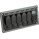 Панель бортового питания 5 переключателей, USB зарядка, индикация, автоматы AAA 10325