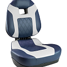 Кресло складное мягкое FISH PRO II с высокой спинкой, цвет синий/серый Springfield 1041419