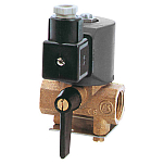 Quick italy 1818094 12W 24V 600 lt/h Электромагнитный клапан с резьбой F/F Золотистый Bronze / Black 1/2´´ 