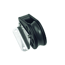 Купить Barton marine 7801151 350kg 8 mm Одиночный вертикальный шкив с канатной опорой Бесцветный Black 30 x 63 mm  7ft.ru в интернет магазине Семь Футов