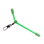 Carp expert 79018914 Fluo Защитная трубка от запутывания Бесцветный Green 14 cm