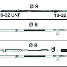 Трос управления газом/реверсом Ultraflex Mach 36 40327L Ø8мм 9,15м(30футов) радиус сгибания 200мм ход 85мм для американских моторов Mercury, Mariner, Mercruiser
