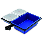 Tubertini 85525 Side Tray 3 Way коробка Голубой  Blue 36 x 36 cm 