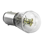 Dixplay 020064 BAY15D 8-35V 0.7W 51 mm Холодная белая светодиодная лампа Бесцветный Clear / Grey