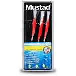 Mustad CL-RIG20-3/0-10 Daylight Рыболовное Перо Красный Fluo Red 3/0 