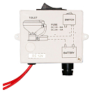Купить Forniture nautiche italiane 2424906 Туалет 25A 12V/15A 24V Электрическая панель Бесцветный White 7ft.ru в интернет магазине Семь Футов