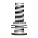 Купить Кингстон TruDesign Domed 90425 1/2" BSP Ø13мм из белого нейлона армированного стекловолокном 7ft.ru в интернет магазине Семь Футов