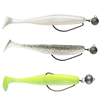 Swimy SWPLF5012125-HB Pompei Shad 125 Mm+Cheburashka Rig 10g 16 Единицы Многоцветный HB