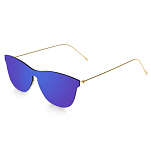 Ocean sunglasses 23.2 поляризованные солнцезащитные очки Genova Space Flat Dark Revo Blue Metal Gold Temple/CAT3