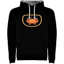 Купить Kruskis SU1067030258C075 Толстовка с капюшоном Fresh Crab Two-Colour Черный Black / Grey L 7ft.ru в интернет магазине Семь Футов