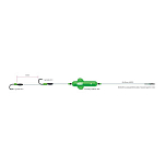 Madcat 55998 Screaming Profi River Rig Worm & Squid Связанные Крючки Transparent S