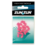 ZunZun 351203 Силиконовые бусины Серый  Pink Lumi 6 x 10 mm 
