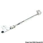 Tie bars with brackets for twin outboard engine/du, 45.156.25