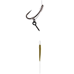 Nash T6440-TP безбородый связанный крючок Fluoro D Grey 6