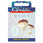 Gamakatsu 140149-01200-00014-00 Booklet Bread 2210G Палатка Крюк 0.140 Mm 60 см Золотистый Gold 12 