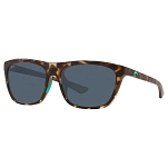 Costa 06S9005-90050357 поляризованные солнцезащитные очки Cheeca Matte Shadow Tortoise Gray 580P/CAT3
