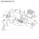 Купить Крышка теплообменника Vetus VFP01532 для двигателей VF4.140/VF4.170/VF5.220/VF5.250 7ft.ru в интернет магазине Семь Футов