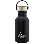 Laken BSB50NE Basic 500ml Крышка из нержавеющей стали и бамбука Черный Black
