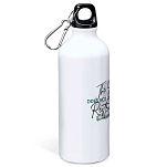 Kruskis MD4049S101C076 Restrained Алюминиевая бутылка Белая White