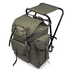 Marsupio 801014 Logo 30L Рюкзак со стулом Зеленый Green
