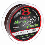 Mikado Z45-014 Octa Method Feeder Плетеная леска 300 м Коричневый Brown 0.140 mm 