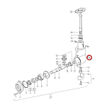 Корпус хвостовика Vetus BP303 для ПУ BOW50/BOW80