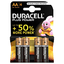 Купить Duracell 38001 LR06 AA Plus Power 4 единицы Золотистый Black 7ft.ru в интернет магазине Семь Футов