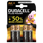 Duracell 38001 LR06 AA Plus Power 4 единицы Золотистый Black