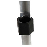 Seanox 513080 Polypro/Alu Surf Rod Rest 80 cm Серебристый Black
