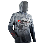 Herakles ABS062A Футболка с длинным рукавом Solar Grey / Black S