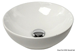 Белая керамическая раковина полусферической формы 410 мм, Osculati 50.188.99