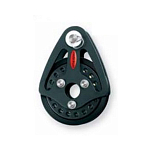 Блок одношкивный простой Ronstan Серия 100 RF108108 Ø100мм 2200/4400кг черный для тросов Ø14мм